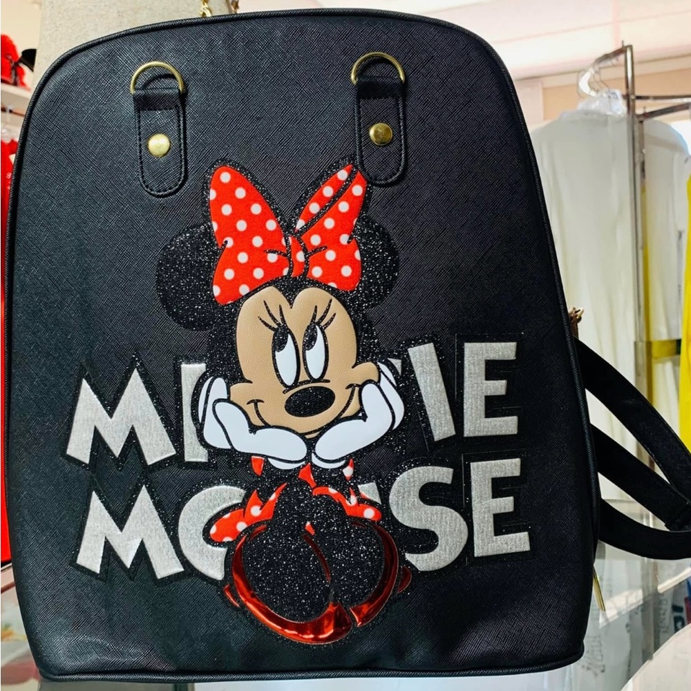 Minnie Mouse Black Backpack
